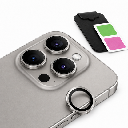 Camera Ring Protector for Apple iPhone 16 Pro Max - Grey