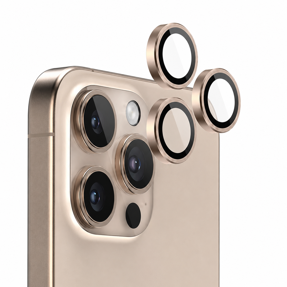 Camera Ring Protector for Apple iPhone 13 Pro Max - Rose Gold - main product view
