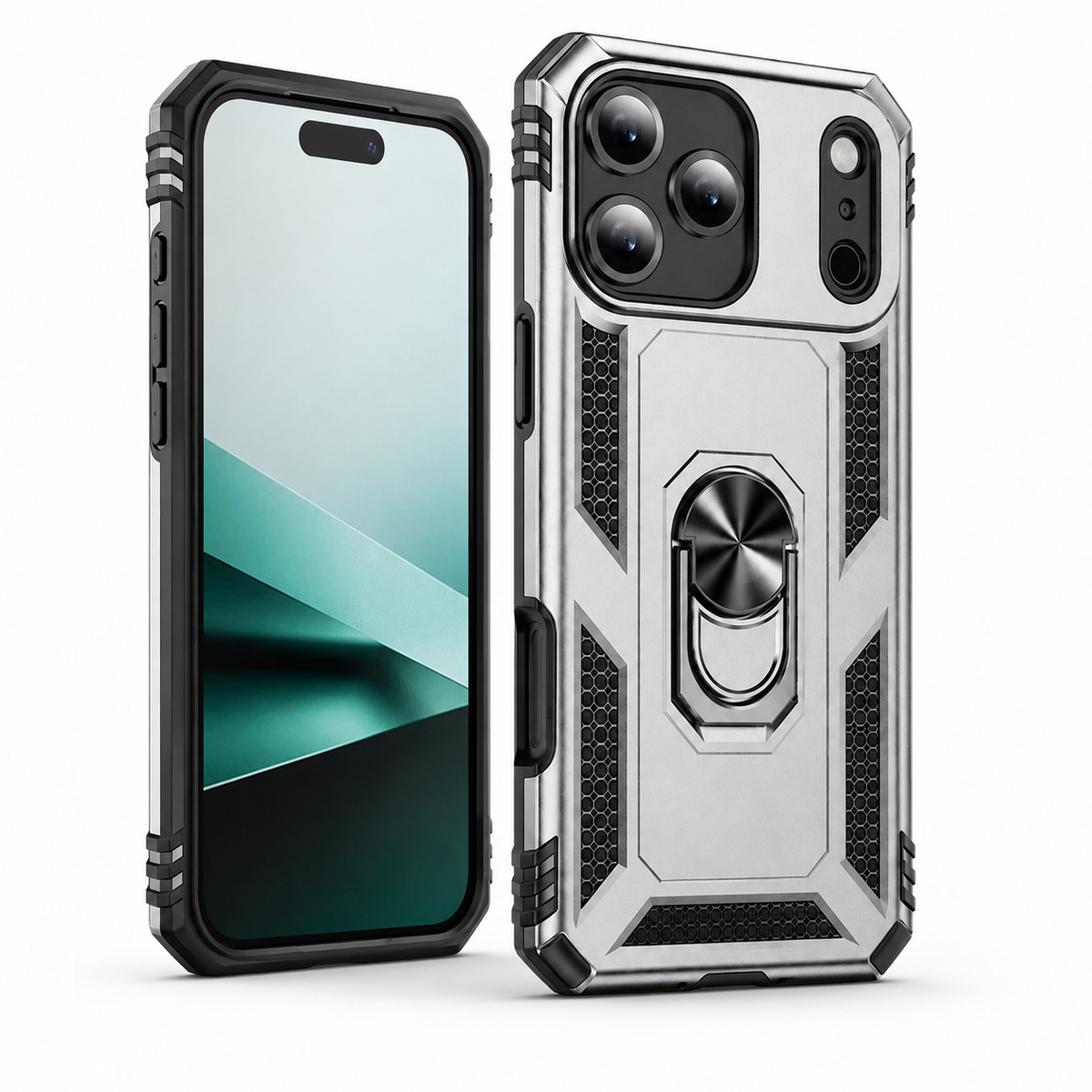 Anti-Drop Hybrid Case for Apple iPhone 14 Pro - Grey - alternate product view