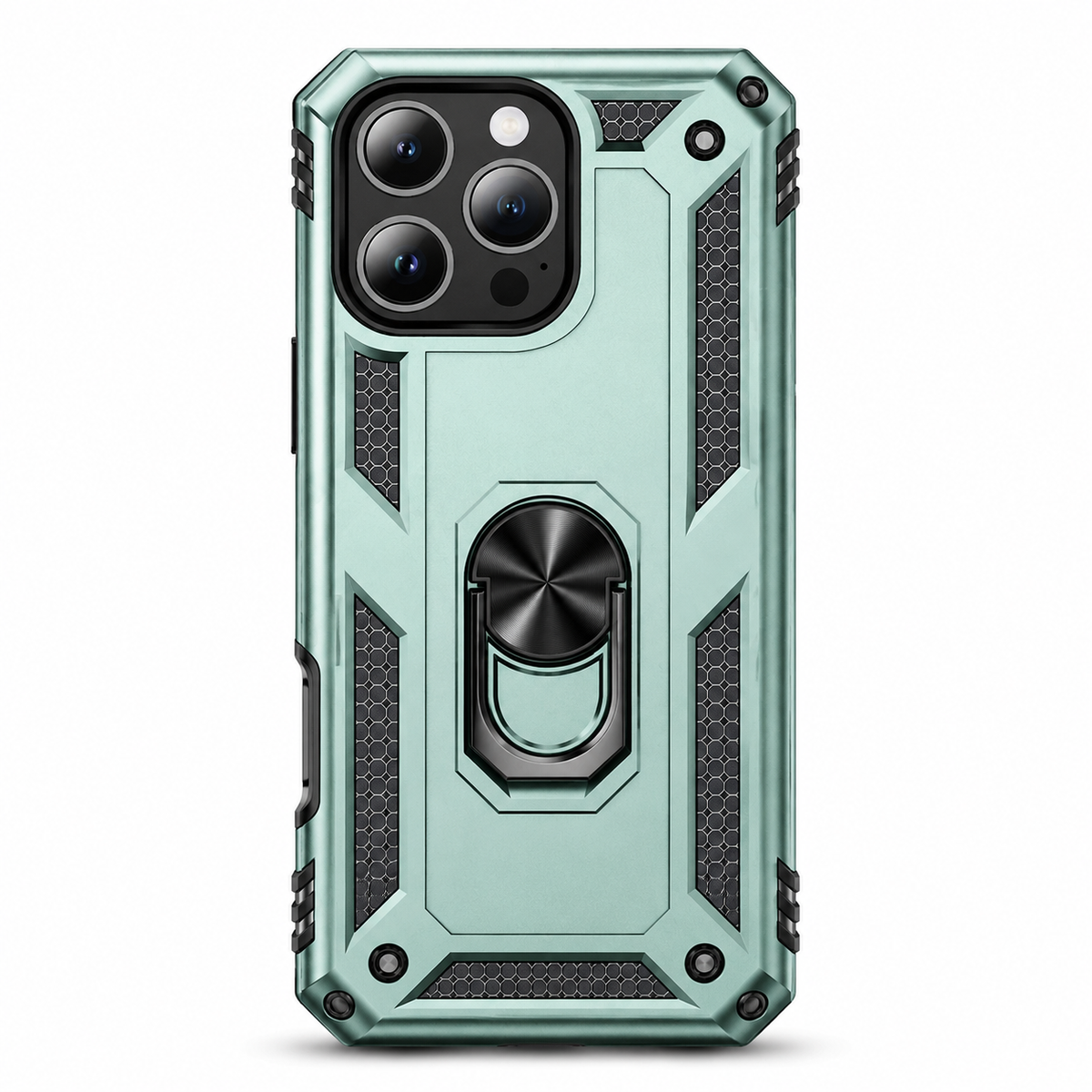 Anti-Drop Hybrid Case for Apple iPhone 14 Pro Max - Midnight Green - angled product view