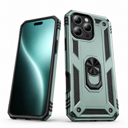Anti-Drop Hybrid Case for Apple iPhone 14 Pro - Midnight Green - side profile product view
