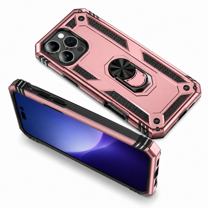 Anti-Drop Hybrid Case for Apple iPhone 16 Pro Max - Rose Gold