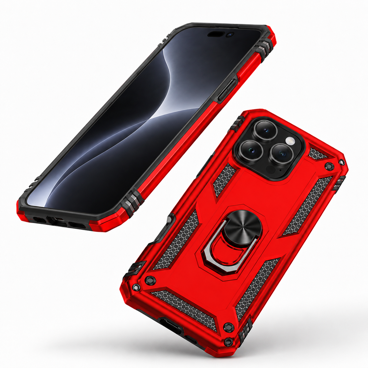 Anti-Drop Hybrid Case for Apple iPhone 14 Pro - Red - alternate product view