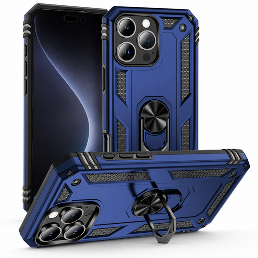 Anti-Drop Hybrid Case for Apple iPhone 15 Pro Max - Navy - main product view