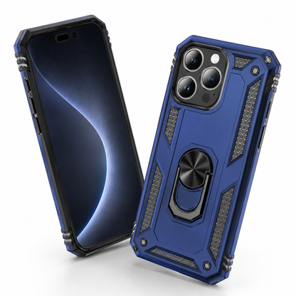 Anti-Drop Hybrid Case for Apple iPhone 13 Pro Max - Navy - side profile product view