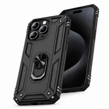 Anti-Drop Hybrid Case for Apple iPhone 14 Pro Max - Black - angled product view