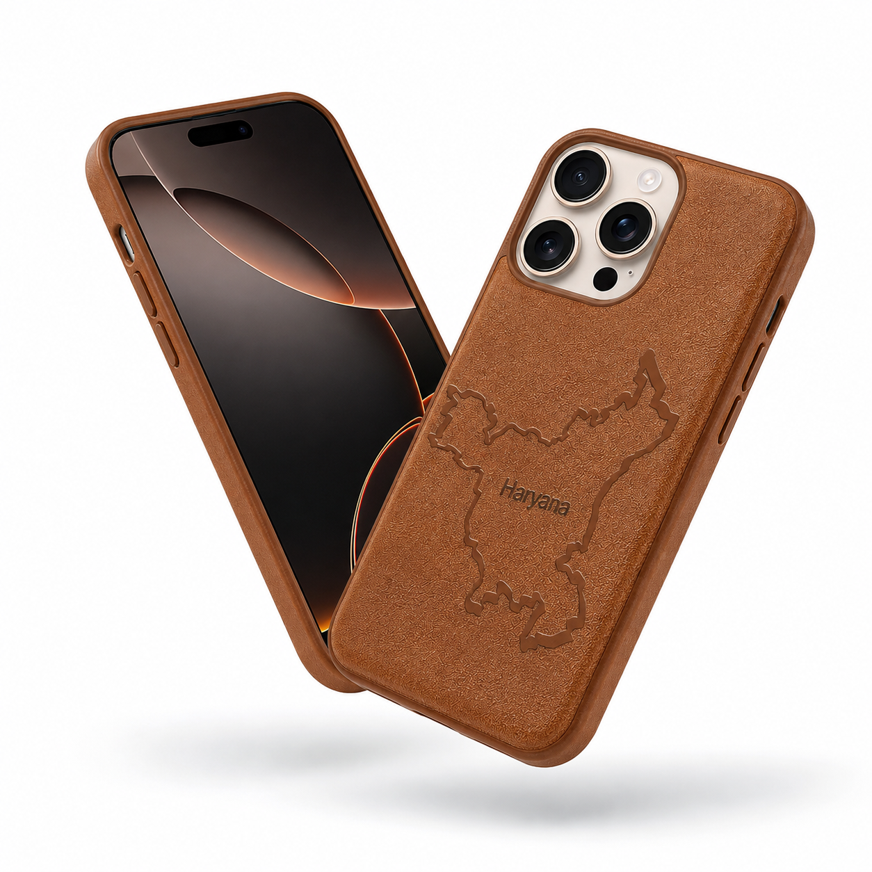HRY Crafted Protective Case for Apple iPhone 15 - Brown