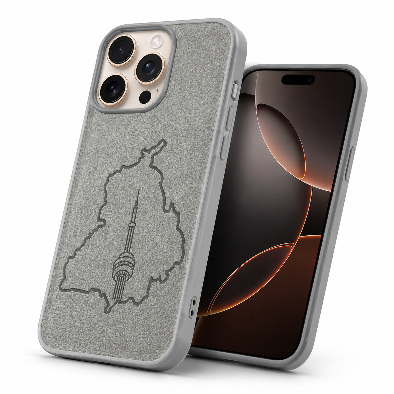 Crafted Protective Case for Apple iPhone 13 - Grey