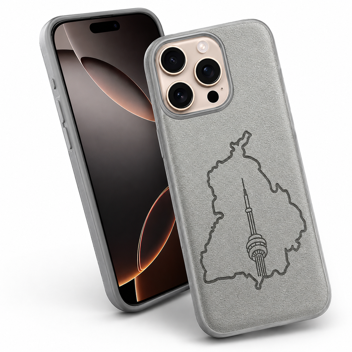 Crafted Protective Case for Apple iPhone 14 - Grey