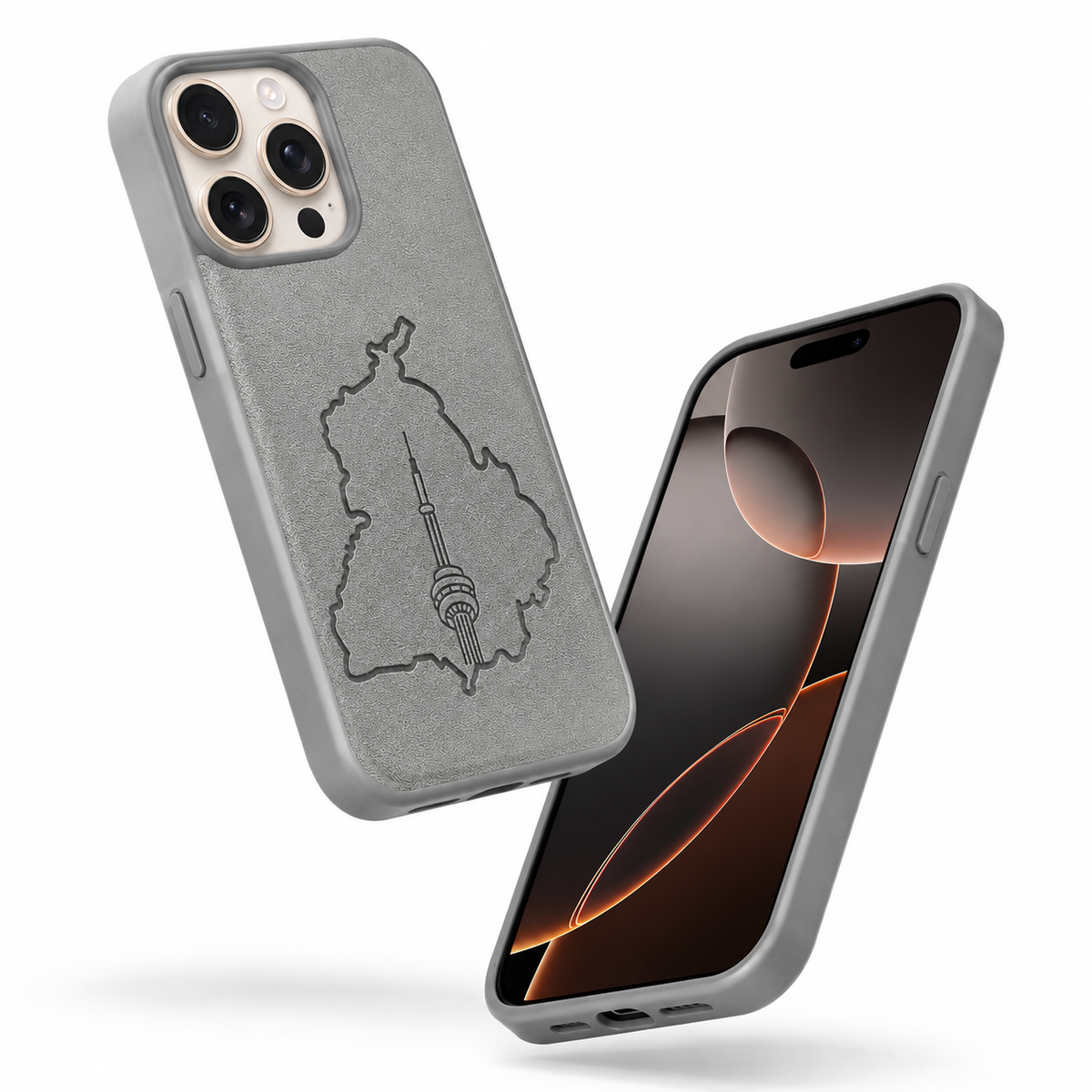 Crafted Protective Case for Apple iPhone 14 - Grey