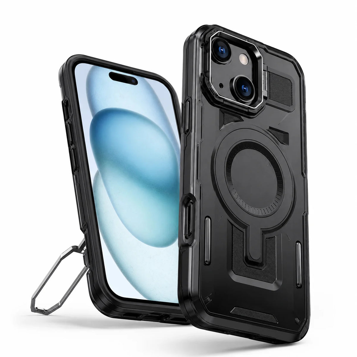 Shield Mate Shockproof Protective Case for Apple iPhone 14 - Black, rugged everyday phone protection
