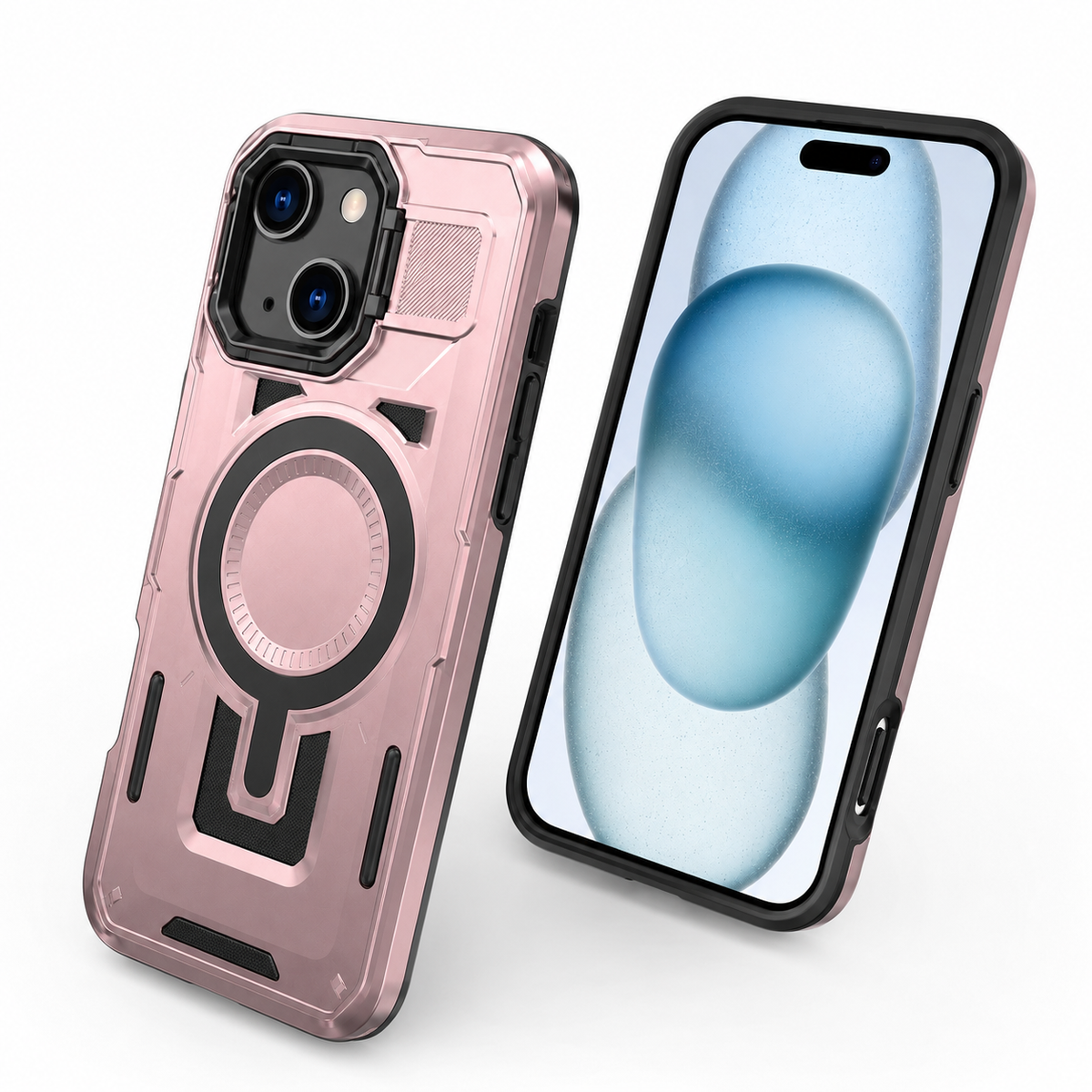 Shield Mate Shockproof Protective Case for Apple iPhone 14 - Rose Gold