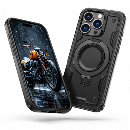 Sparta Rugged MagSafe Ring Case for Apple iPhone 13 - Black