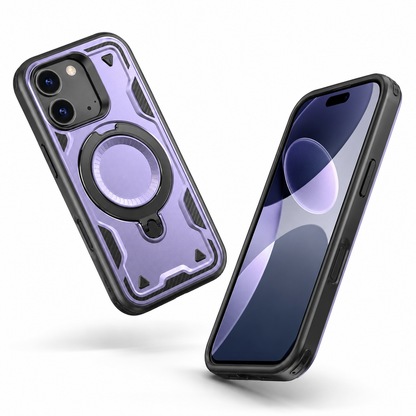 Sparta Rugged MagSafe Ring Case for Apple iPhone 13 - Purple
