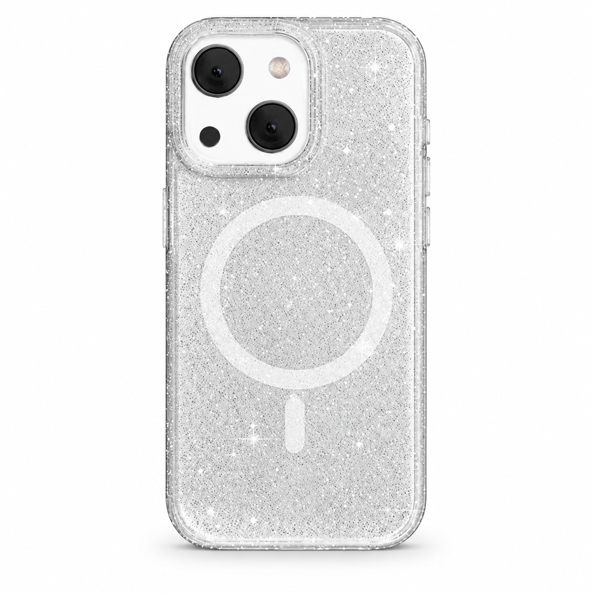 Sparkly MagSafe Symmetry Case for Apple iPhone 13 - Clear