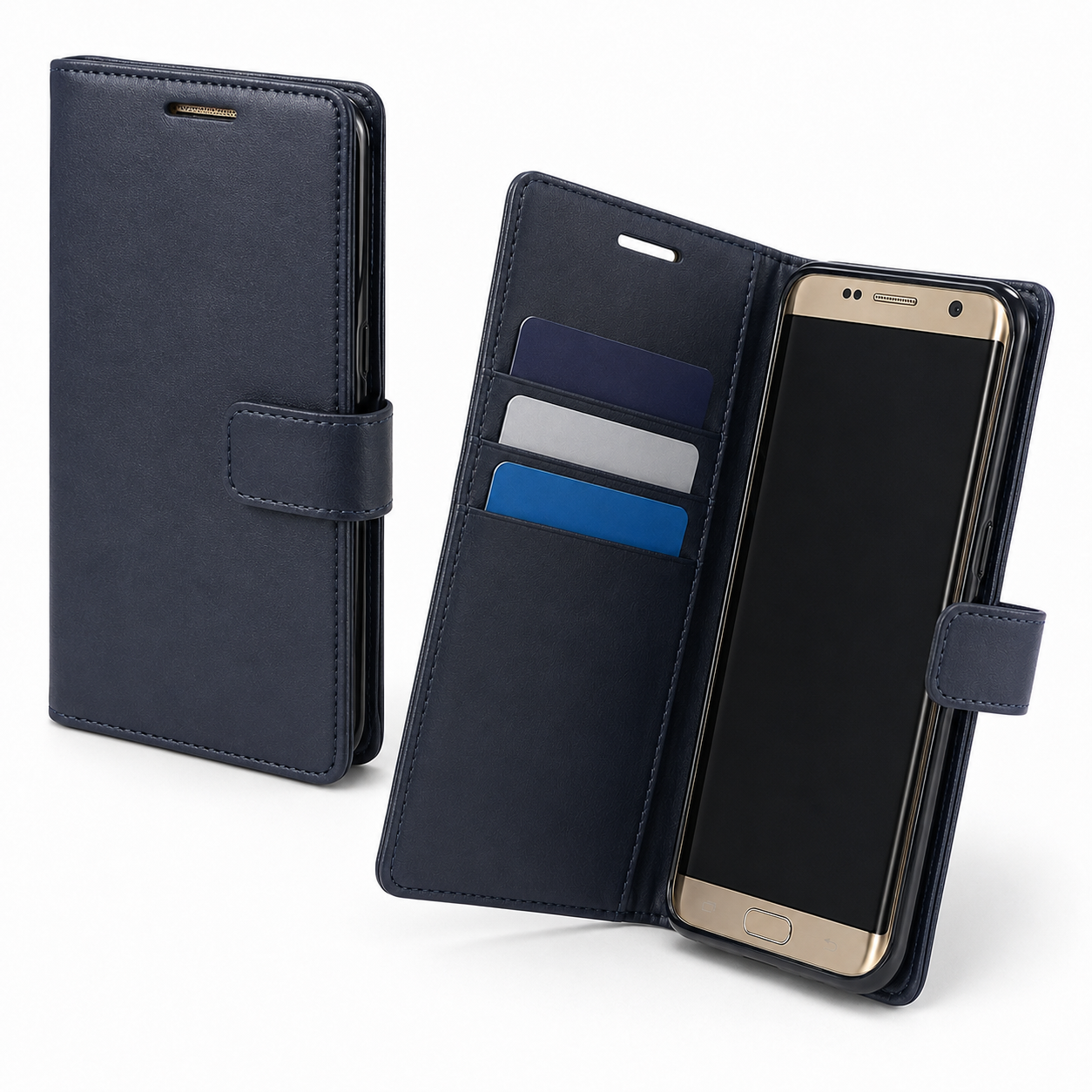 Navy BlueMoon Diary Goospery Case for Apple iPhone 17e and iPhone 16e
