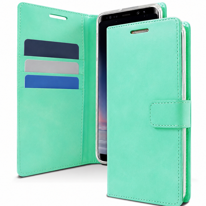Teal BlueMoon Diary Goospery Case for Apple iPhone 17e and iPhone 16e
