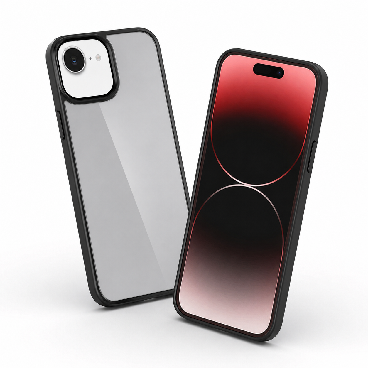 Buy iPhone cases online Canada – Black clear armor protective case
