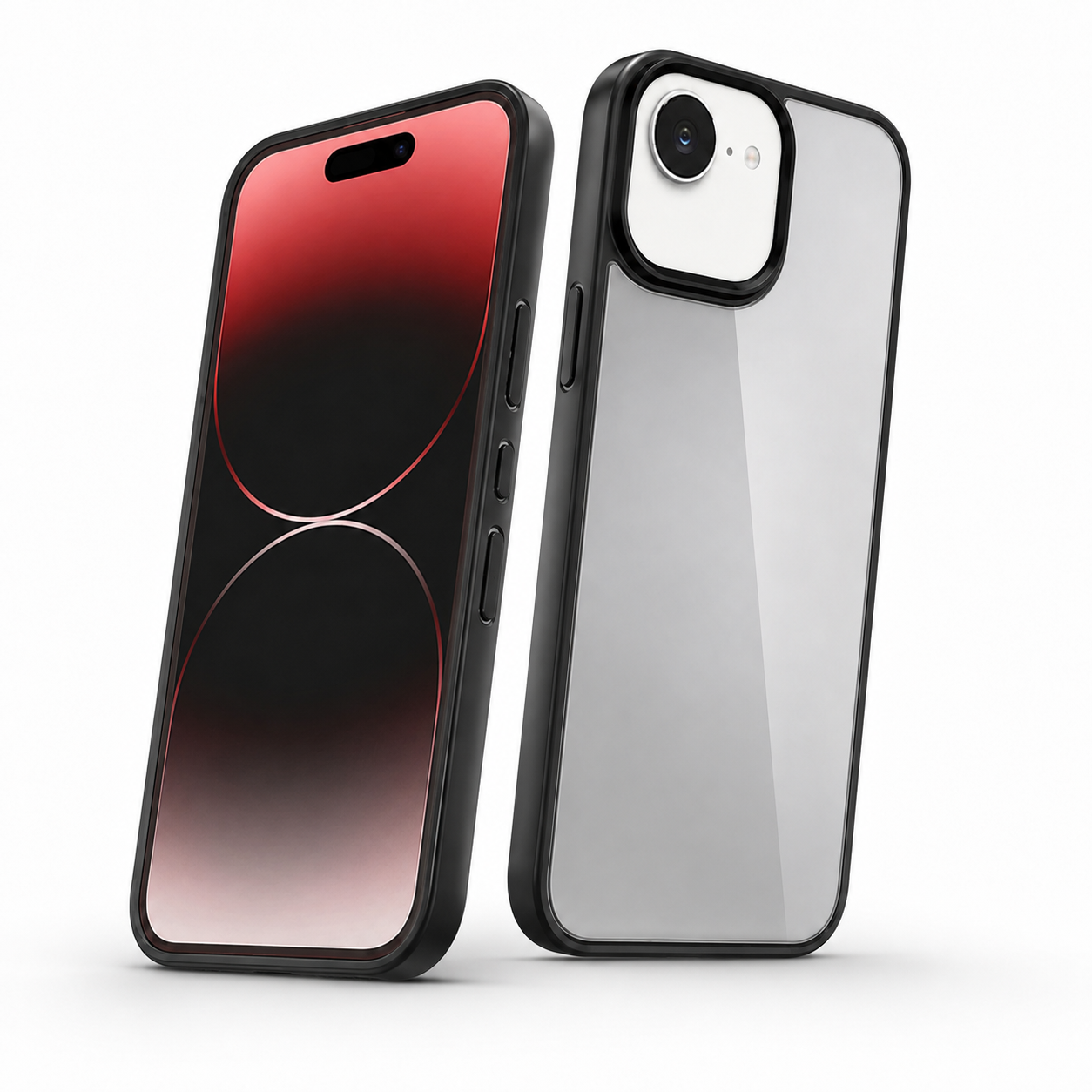 Black clear iPhone case Canada with rugged transparent protection