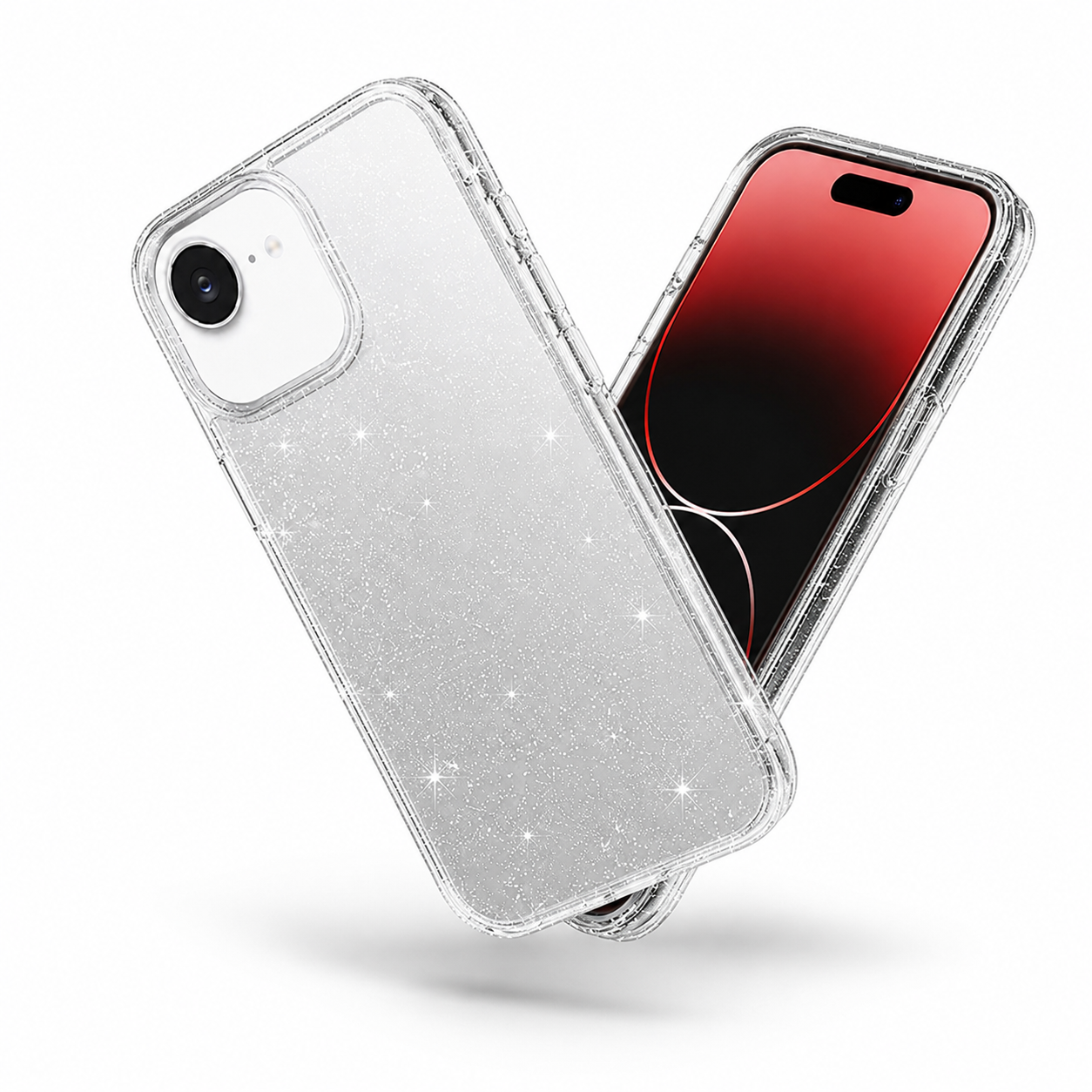 Sparkly clear iPhone case Canada with shockproof armor protection