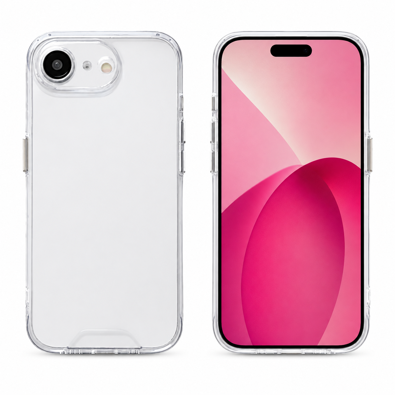 Clear Space Case for Apple iPhone 17e and iPhone 16e
