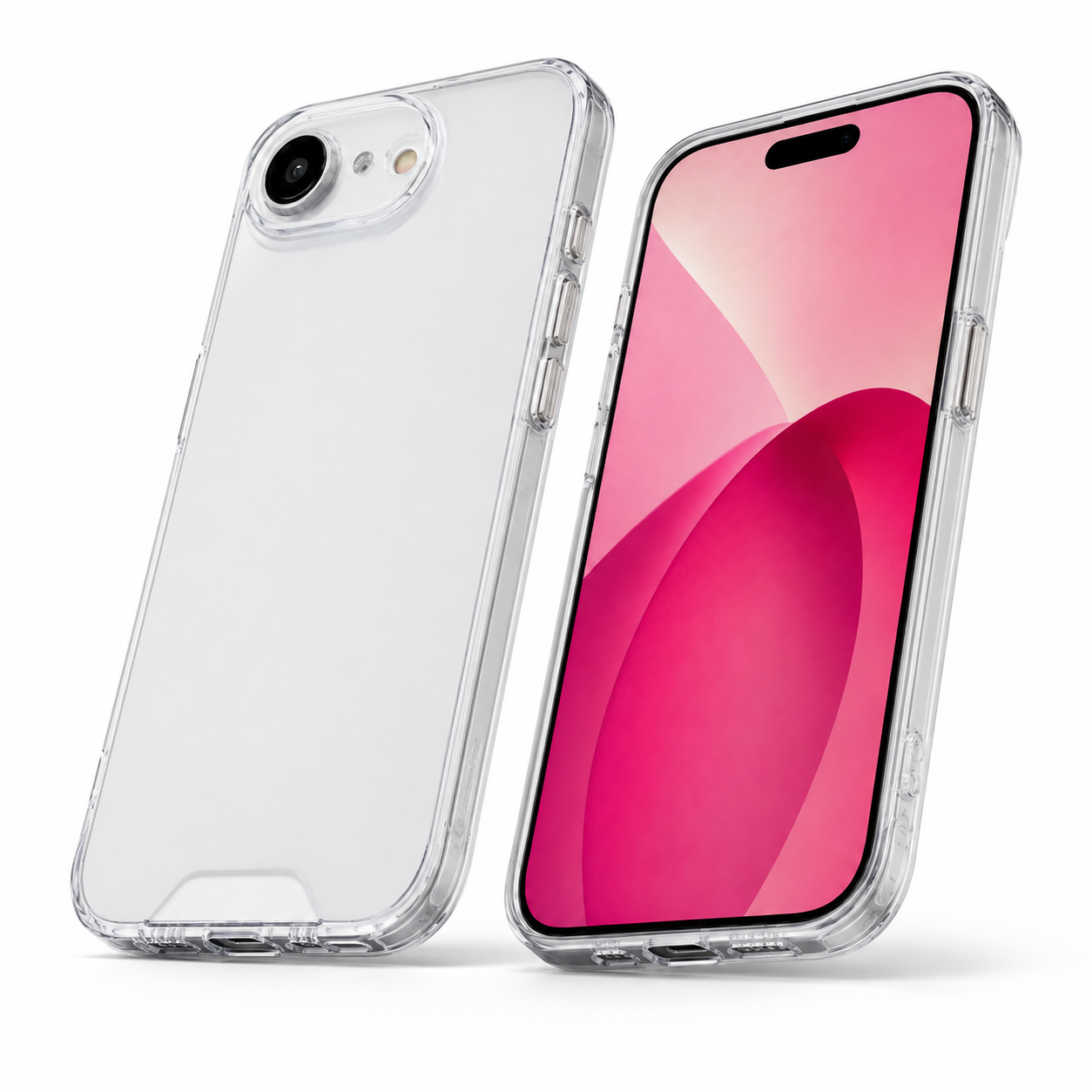 Clear Space Case for Apple iPhone 17e / 16e - Transparent