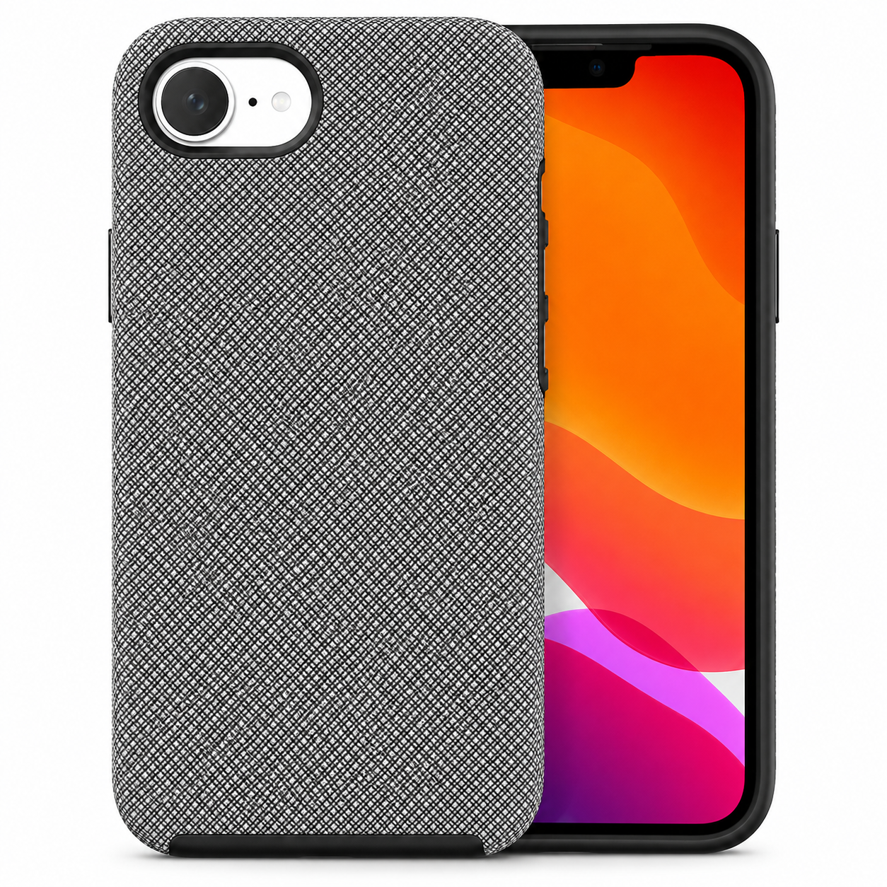 Grey Dotted Comm Case for Apple iPhone 17e and iPhone 16e