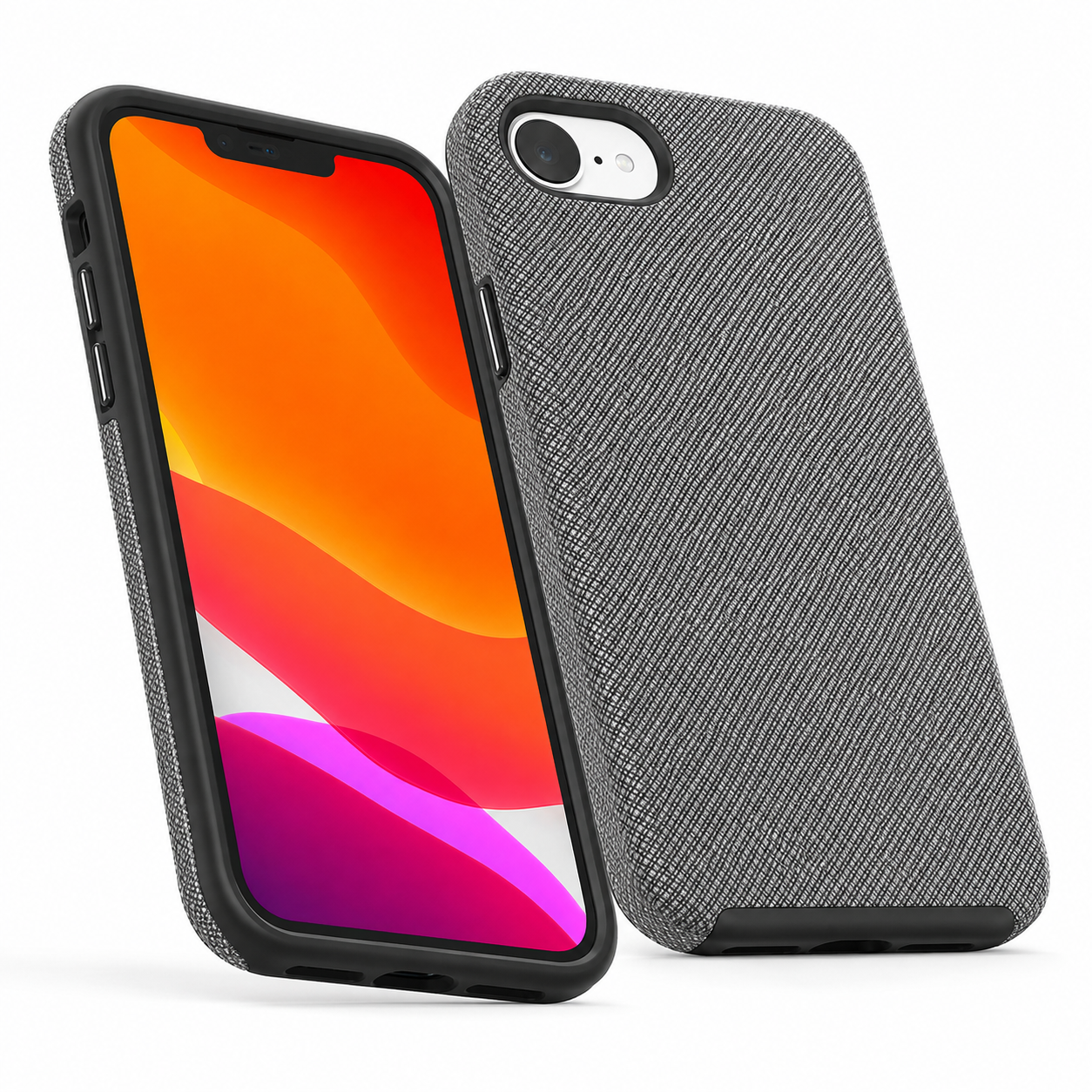 Durable phone cases Canada – Grey Dotted Comm iPhone case
