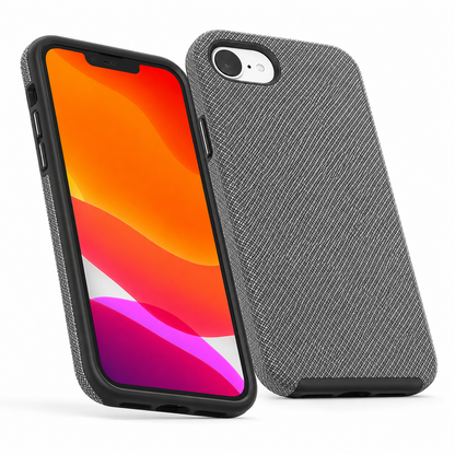 Durable phone cases Canada – Grey Dotted Comm iPhone case
