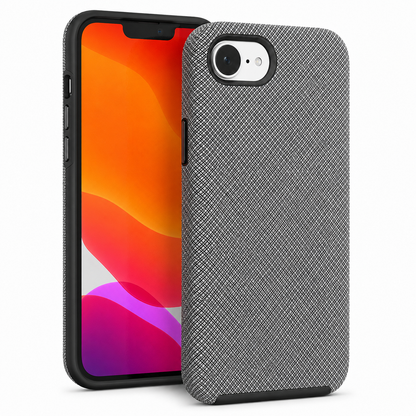 Grey dotted protective phone cover for iPhone 17e and iPhone 16e