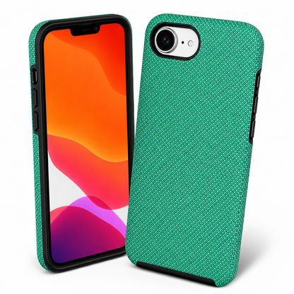 Teal dotted protective phone cover for iPhone 17e and iPhone 16e