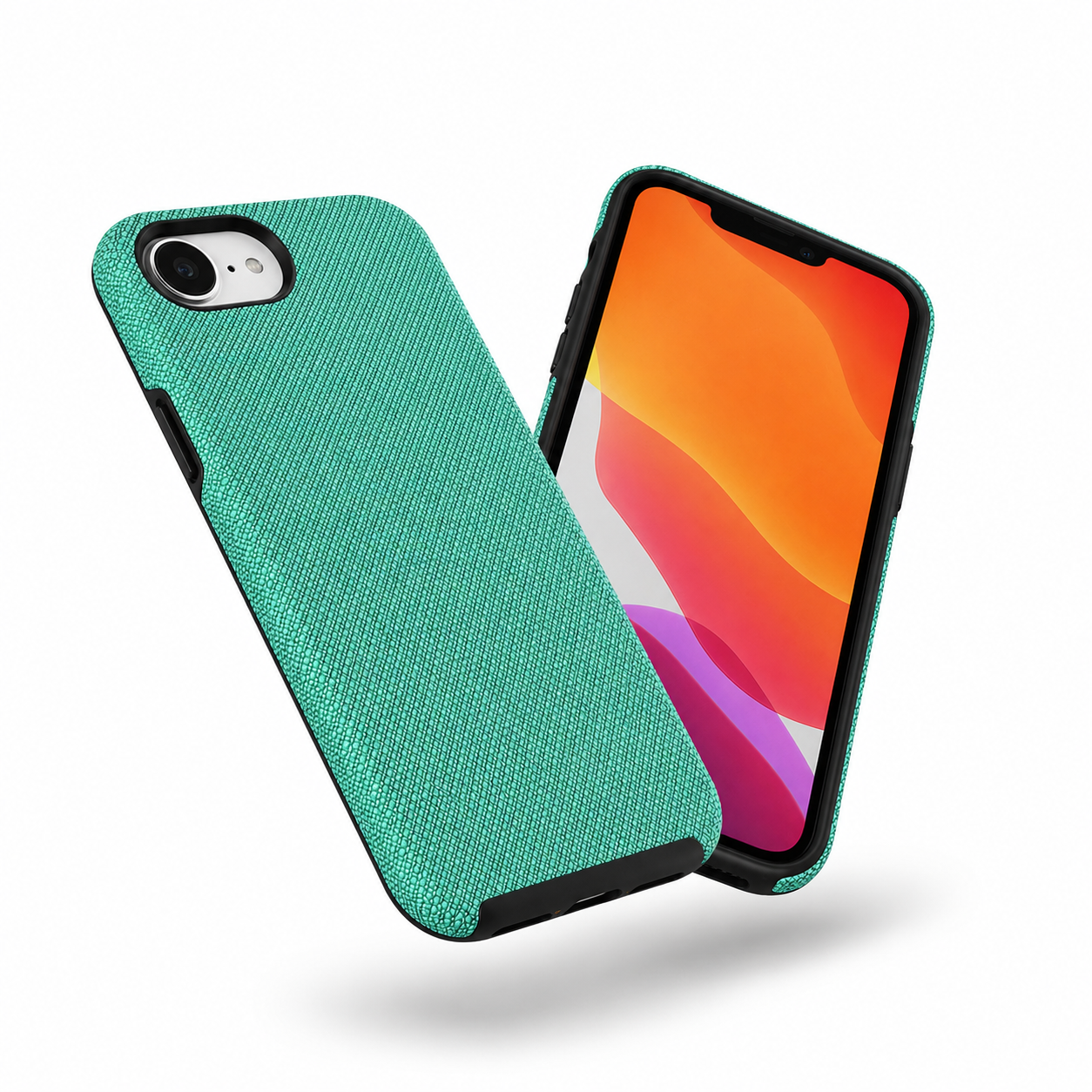 Buy iPhone cases online Canada – Teal Dotted Comm cover