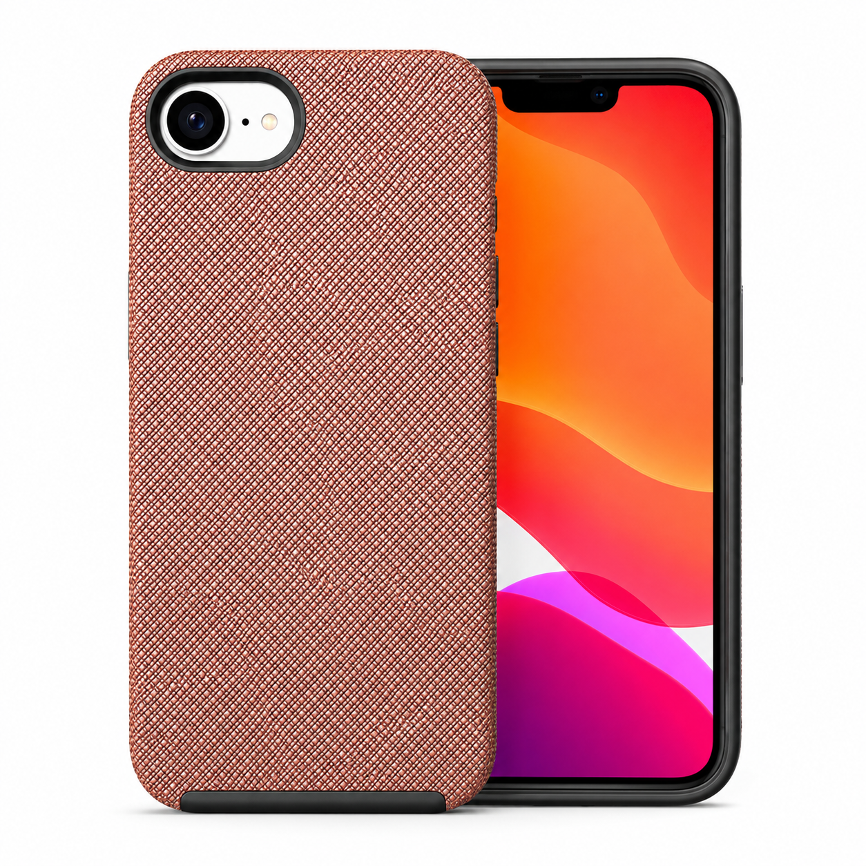 Rose Gold Dotted Comm Case for Apple iPhone 17e and iPhone 16e