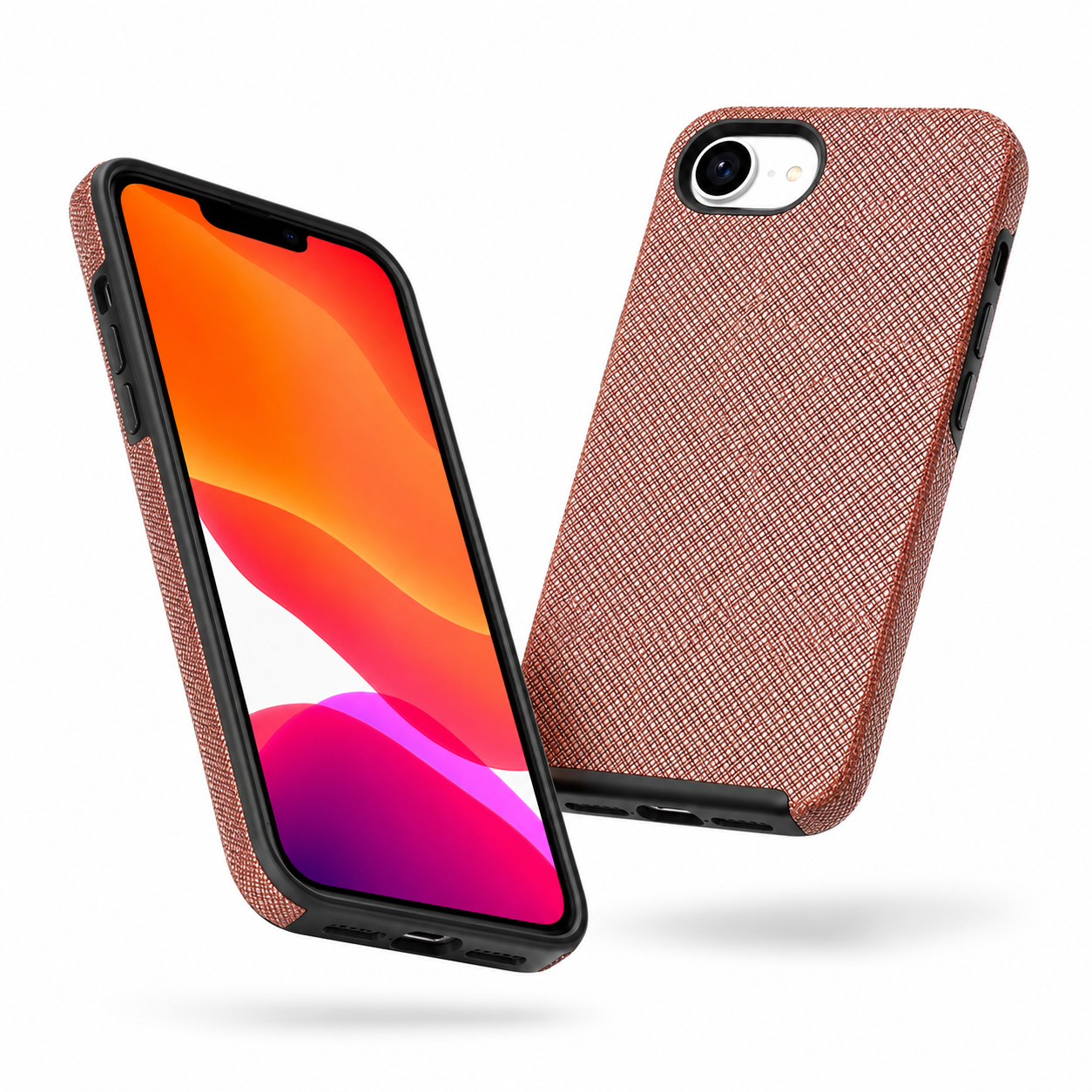 Rose Gold dotted protective phone cover for iPhone 17e and iPhone 16e