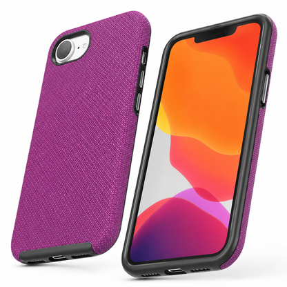 Purple dotted protective phone cover for iPhone 17e and iPhone 16e

