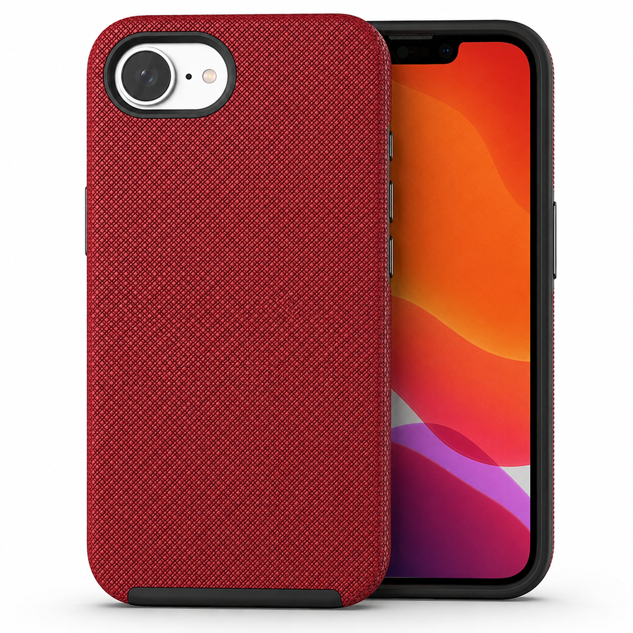 Red Dotted Comm Case for Apple iPhone 17e and iPhone 16e