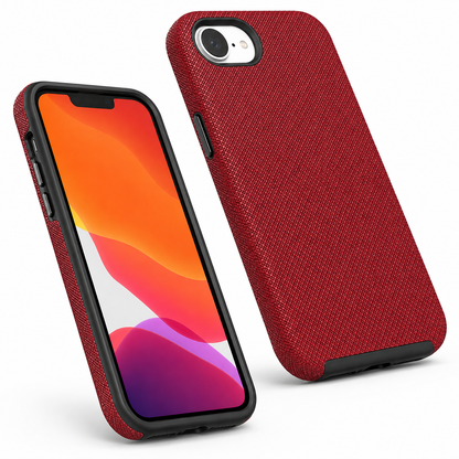 Red dotted protective phone cover for iPhone 17e and iPhone 16e