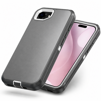 Durable phone cases Canada – Grey Triple Protection iPhone case

