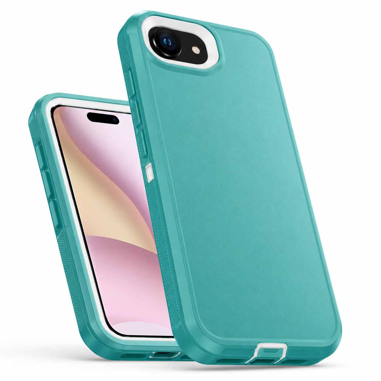 Teal iPhone case Canada with shockproof triple-layer protection
