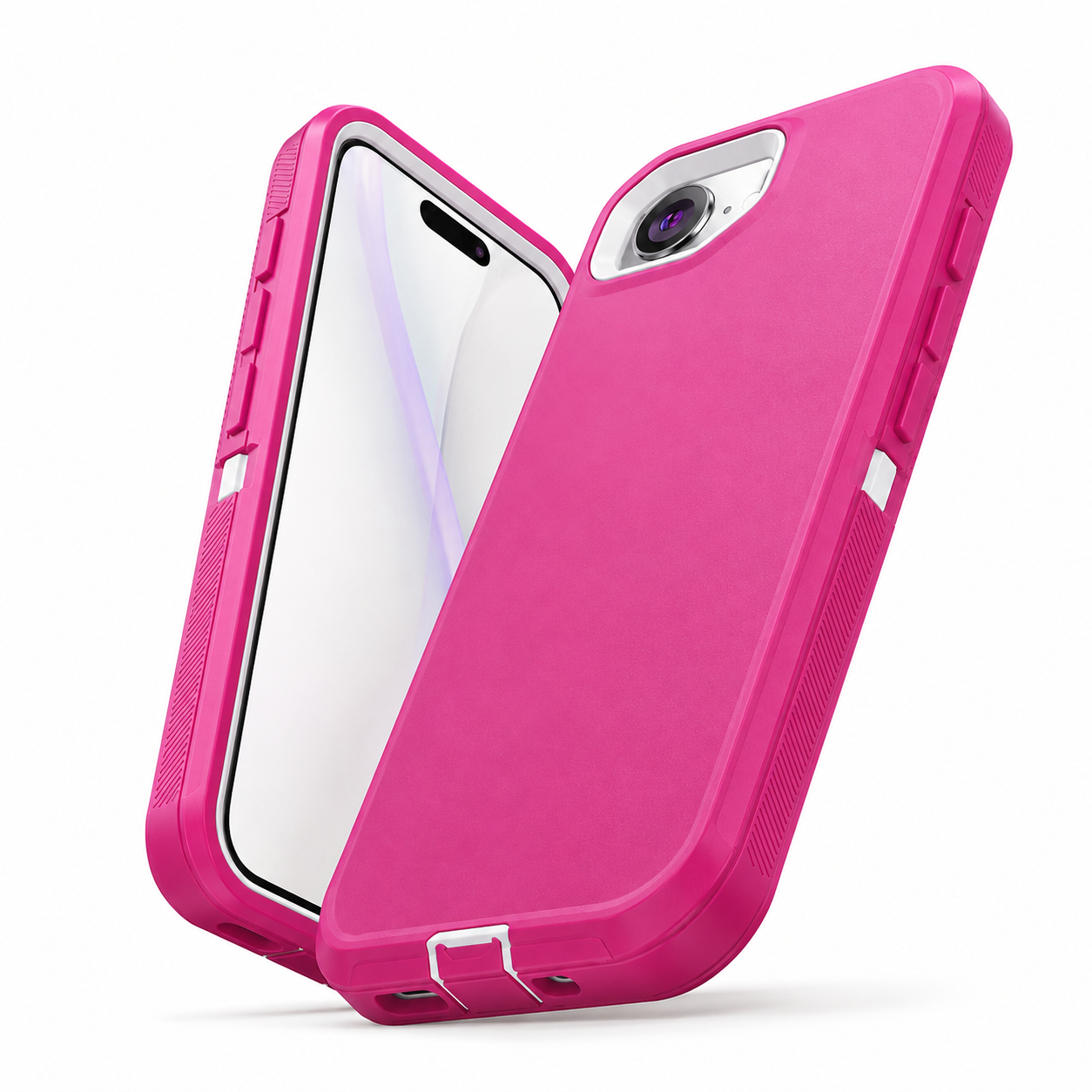 Hot Pink iPhone case Canada with rugged anti-drop protection