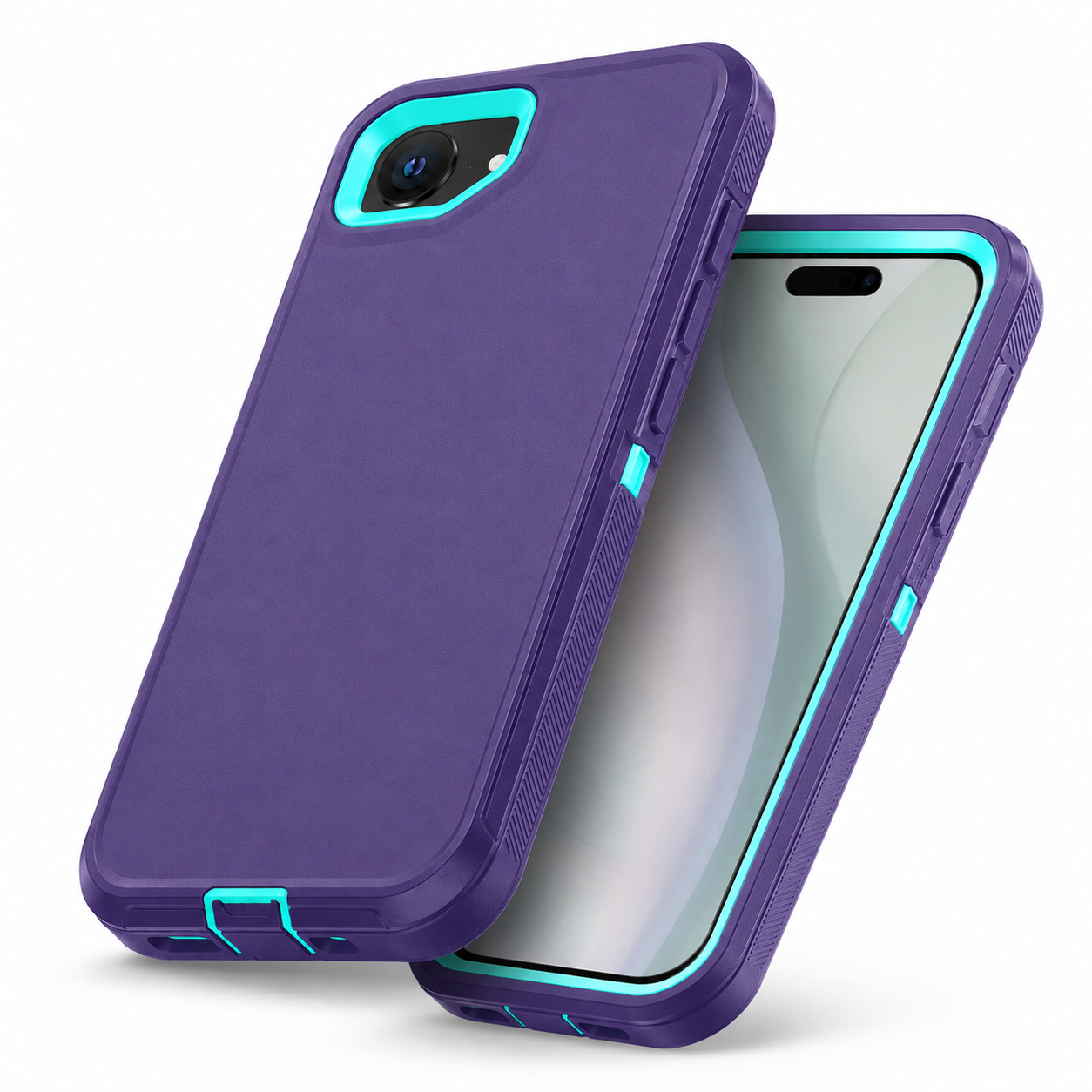 Purple Triple Protection Case for Apple iPhone 17e and iPhone 16e