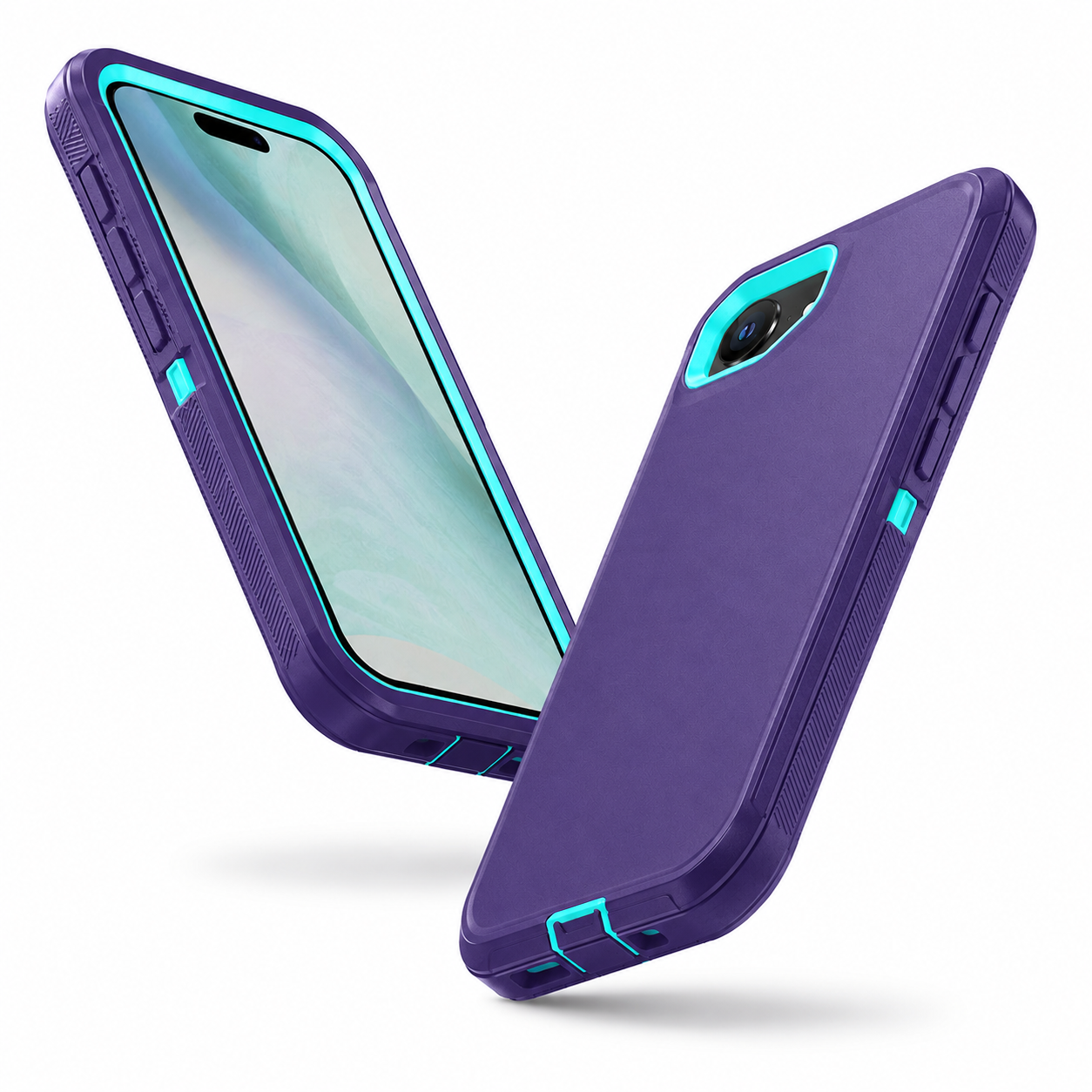 Durable iPhone case Canada – Purple Triple Protection cover