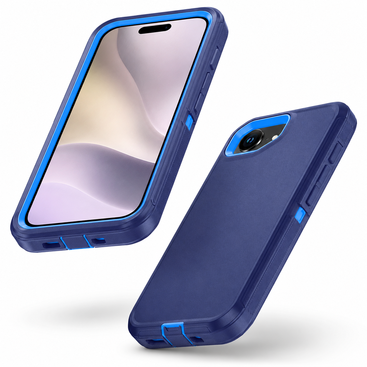 Navy iPhone case Canada with durable triple-layer protection