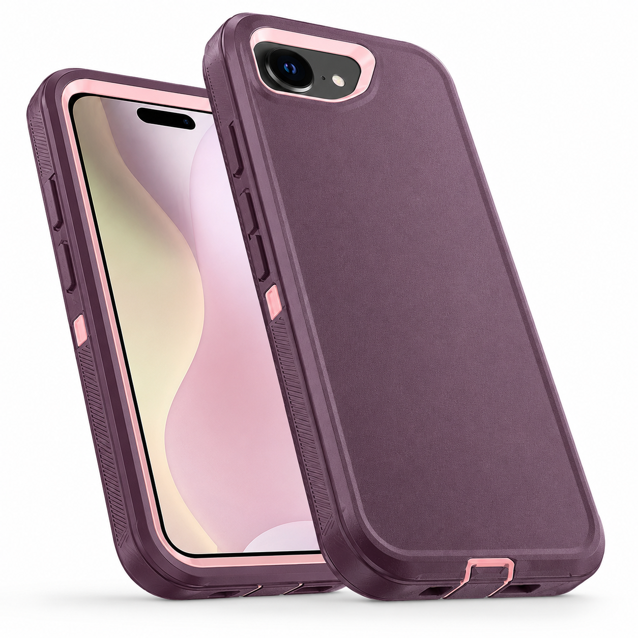 Pink Rose iPhone case Canada with rugged shockproof protection
