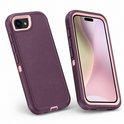 Pink Rose heavy-duty phone cover for iPhone 17e and iPhone 16e