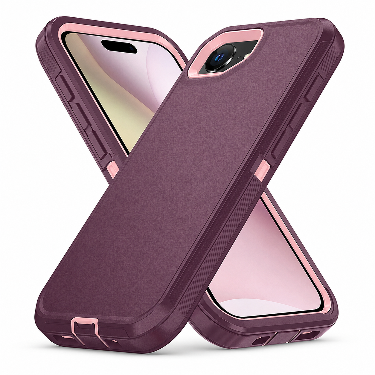 Pink Rose Triple Protection Case for Apple iPhone 17e and iPhone 16e