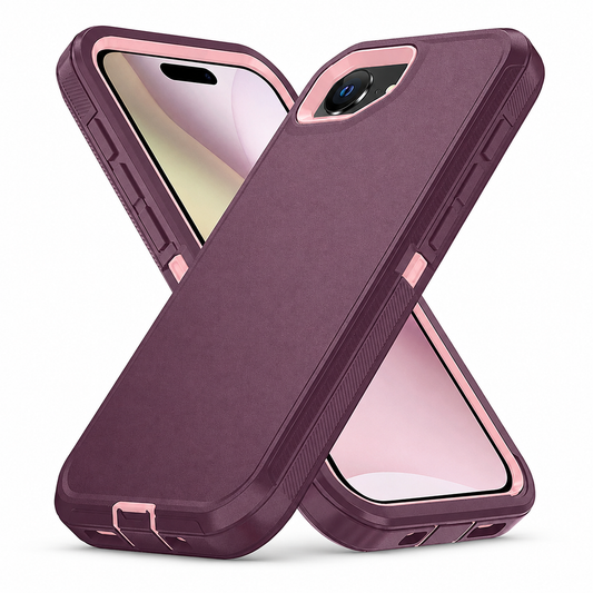 Pink Rose Triple Protection Case for Apple iPhone 17e and iPhone 16e