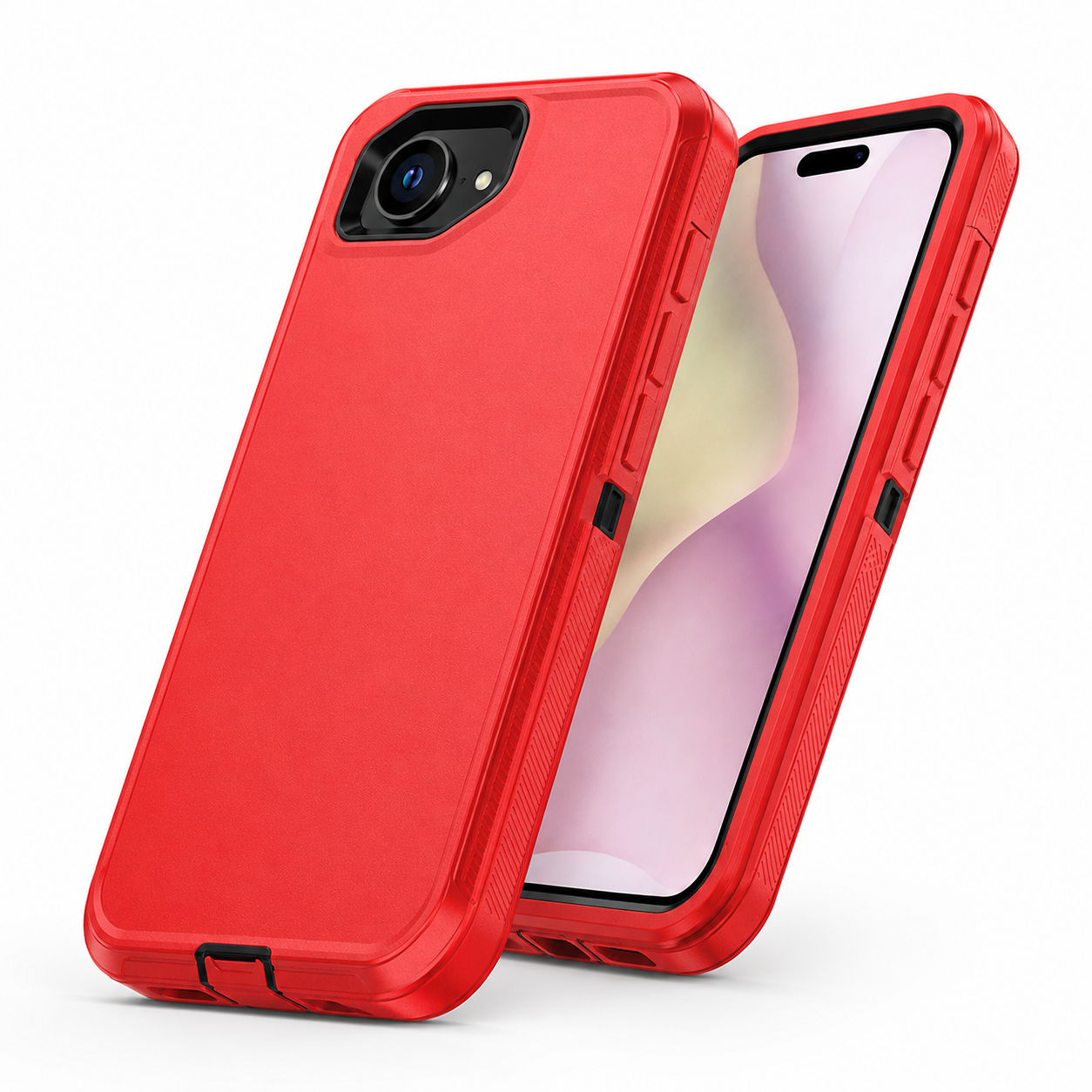 Buy phone cases online Canada – Red Triple Protection case
