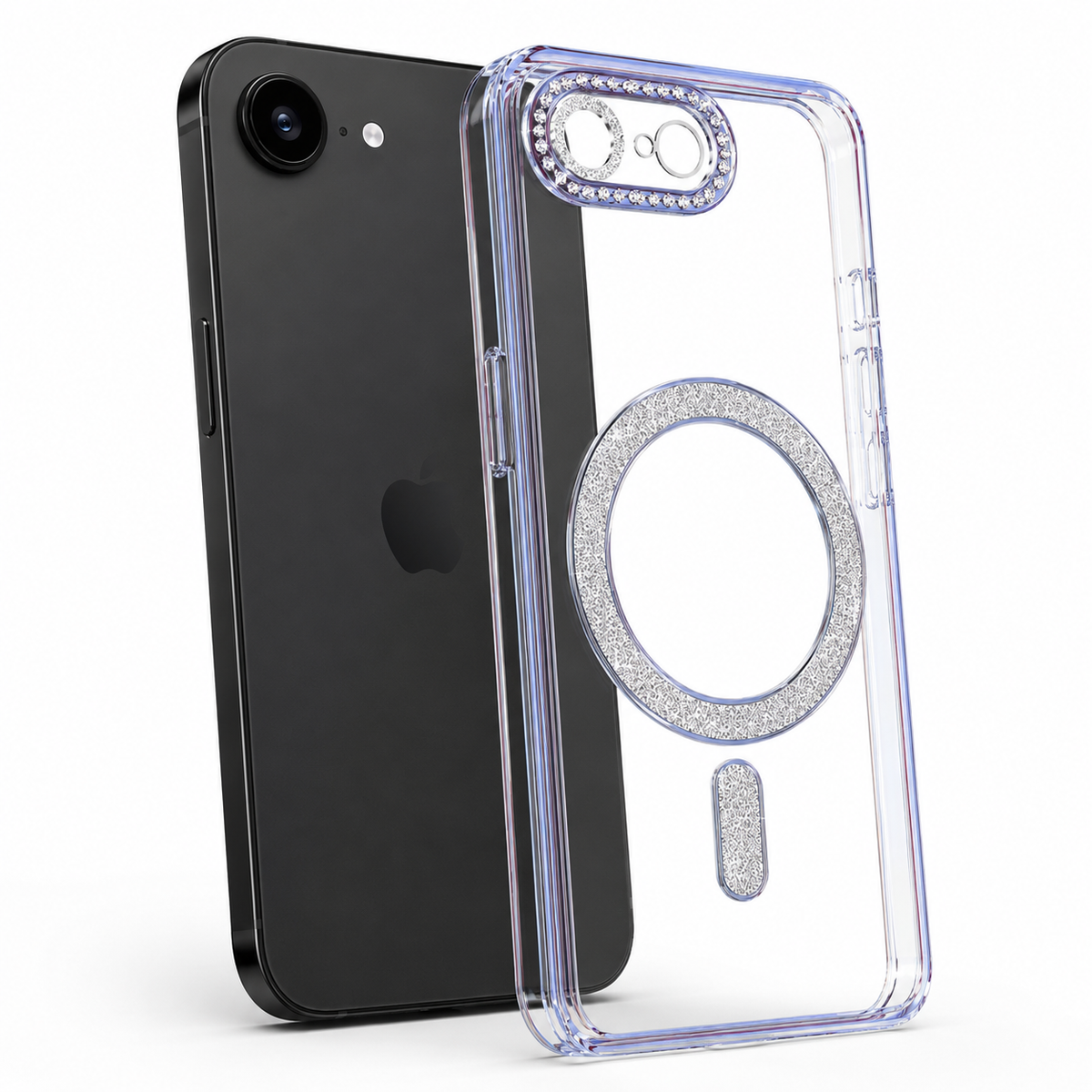 Glitter Electroplated MagSafe Case for Apple iPhone 17e - Blue