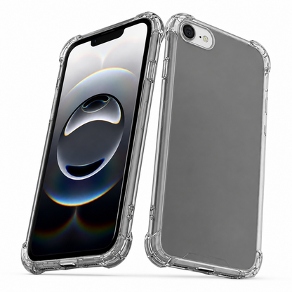 Smoke slim iPhone case with anti-slip grip and raised camera protection